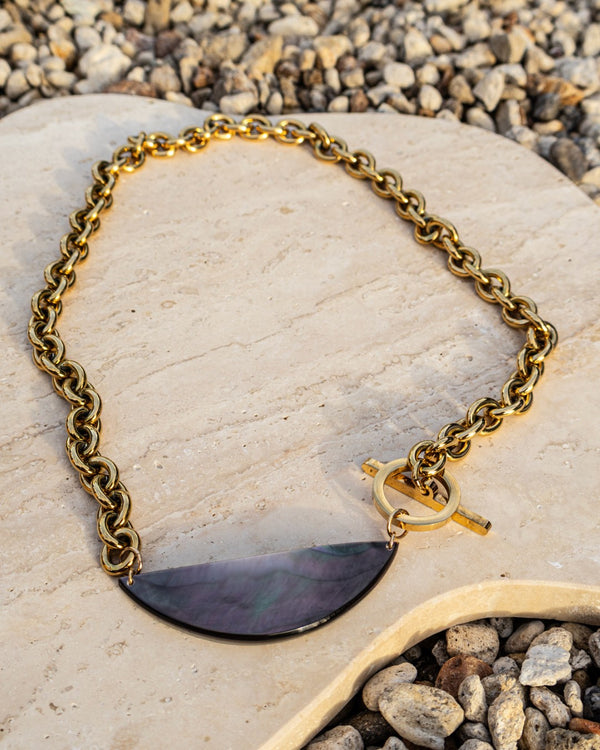 Alara Necklace | Gold/Mother Of Pearl