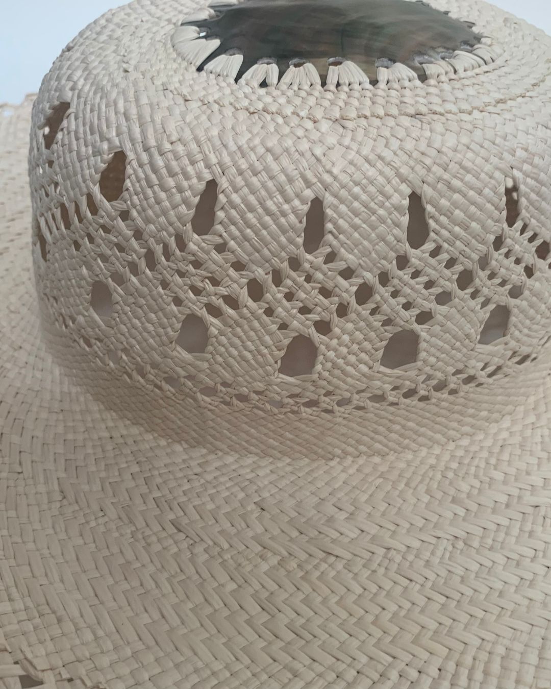 Cook Island Rito Hand Made Hat - Natural Small