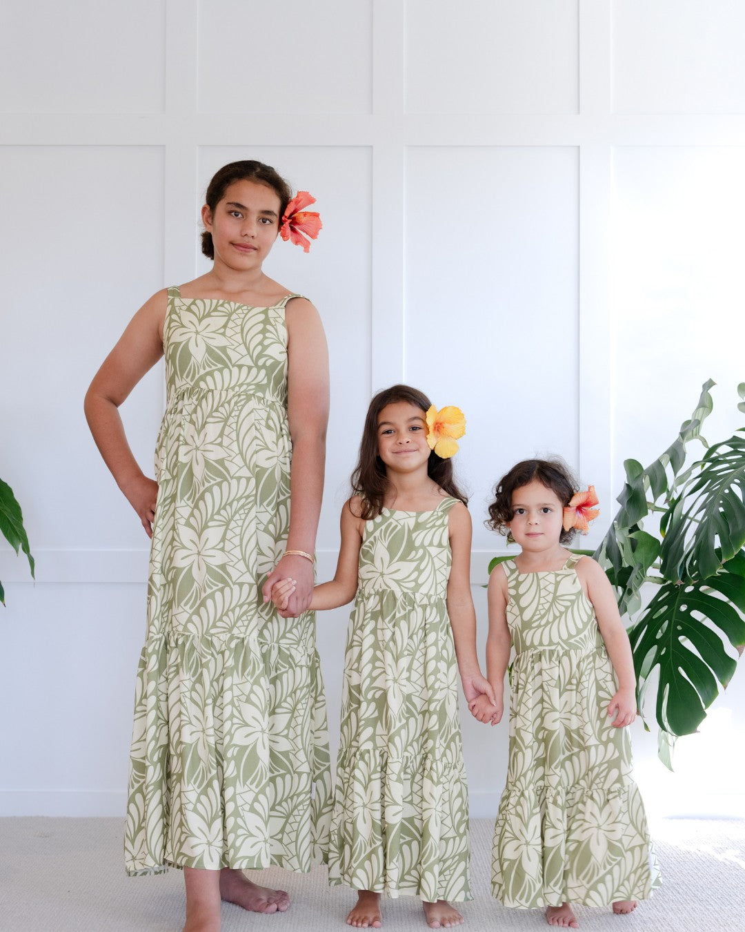 Gigi Teen Maxi Island Dress - Sage - Girls Sizes