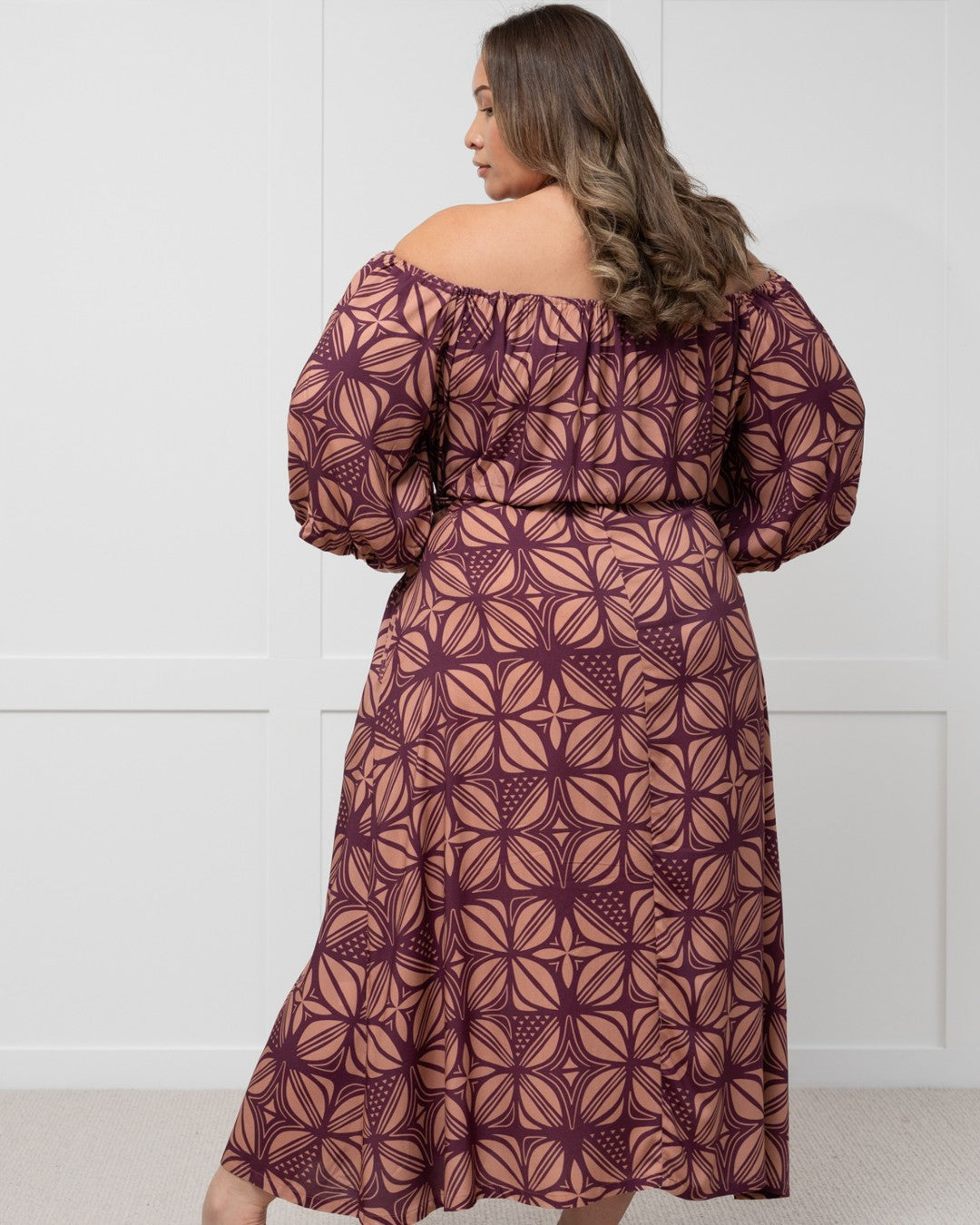 Island Dress & Shirt Matching Set - Dawn