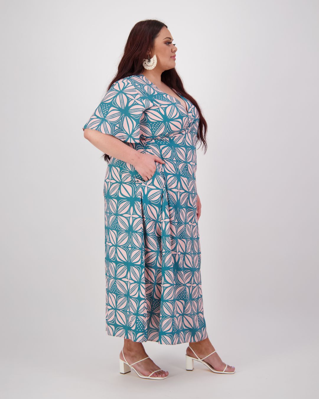 Laei Womens Island TShirt Dress - Plus Size - Side
