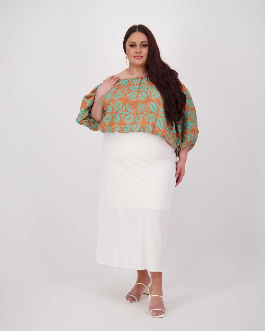 Meari Womens Island Top - Plus Size - Front