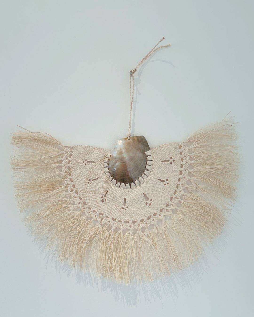 Cook Island Rito Hand Made Fans - Natural