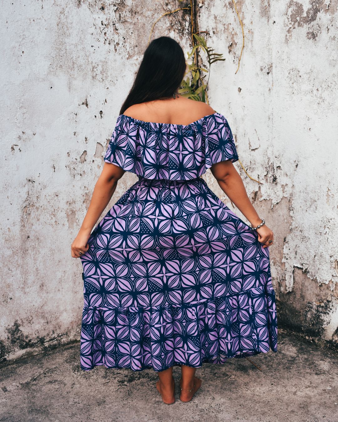 Teuila Womens Off Shoulder Dress