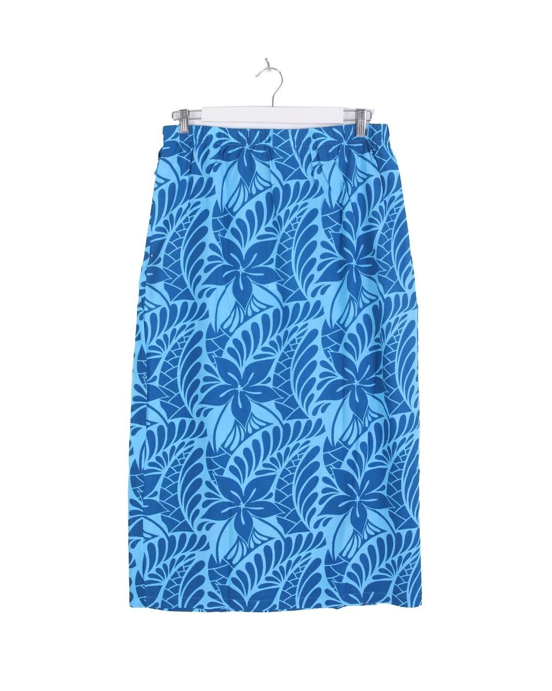 Kala Womens Wrap Skirt - Lagoon Blue